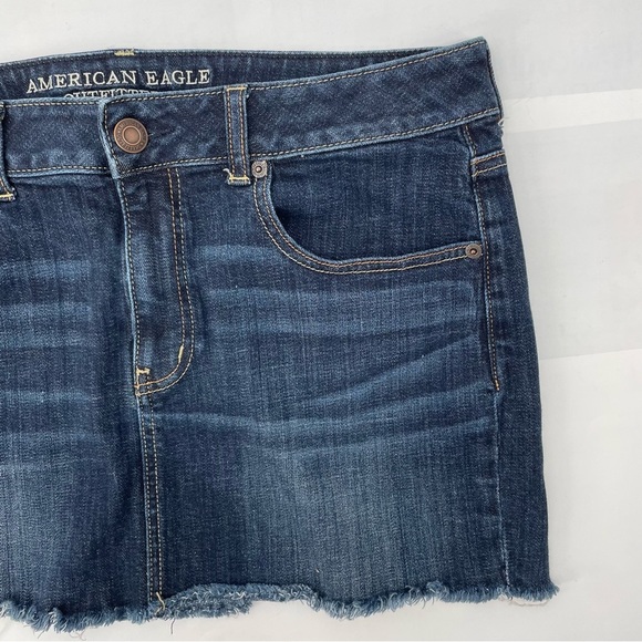 *AEO* Dark Wash Denim Mini Skirt - Picture 3 of 11